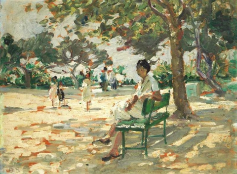 Figures In A Park