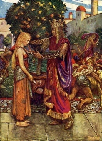 El rey Cophetua y la doncella mendiga 1911