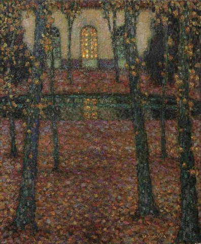 Bacino del Trianon nell'autunno 1937