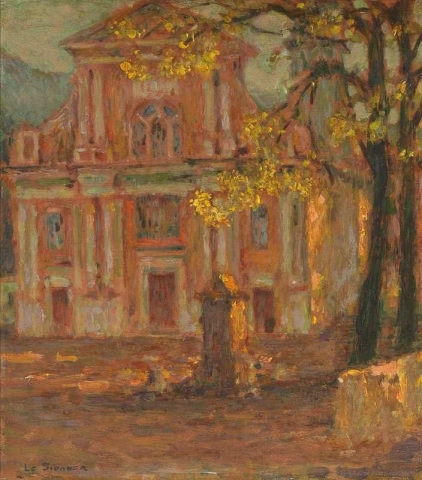 L Eglise Dolceacqua 1911