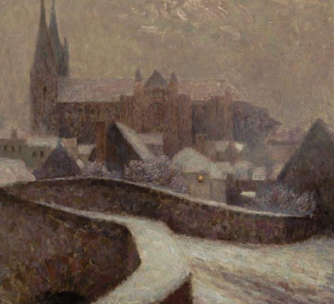 Chartres katedral vinter 1903-04