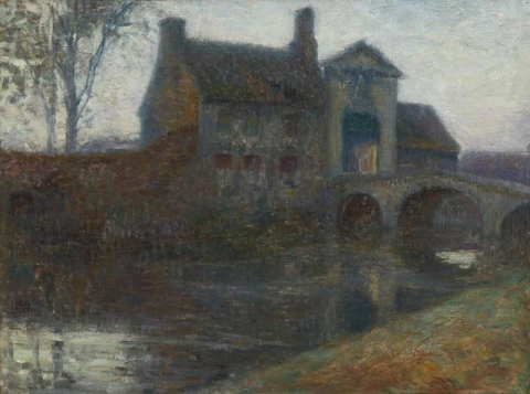 The Door Of The Beguinage Claire De Lune Brughes 1906