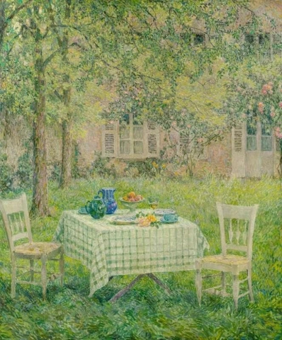 The Table In The Greenery Gerberoy 1926