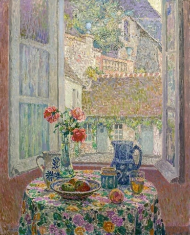 The Table on the Courtyard 1926