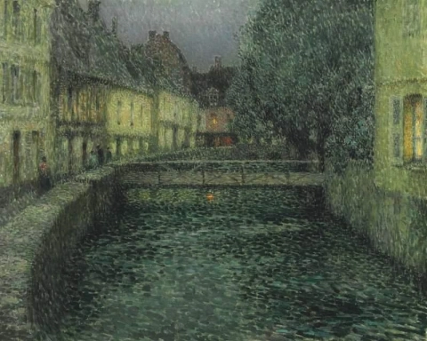 Le Canal Au Crepuscule 1912
