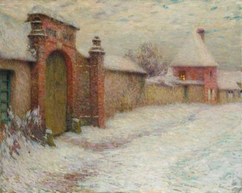 Le Portal Neige Gerberoy 1904