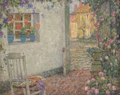 花の咲く敷居 1934