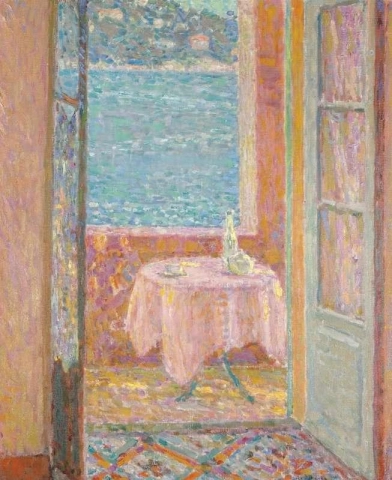 Meren pöytä Villefranche-sur-mer 1920