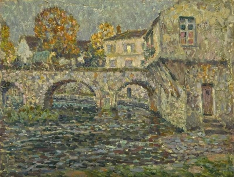 Pink House and Moret Bridge 1917