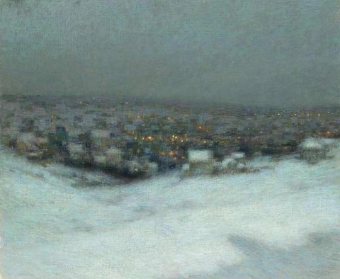 Snø i måneskinn 1903