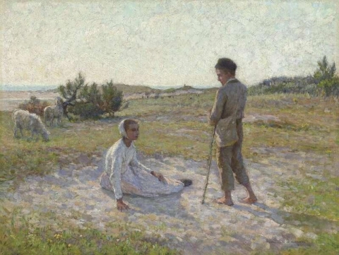 Auf den Dünen Etaples 1888