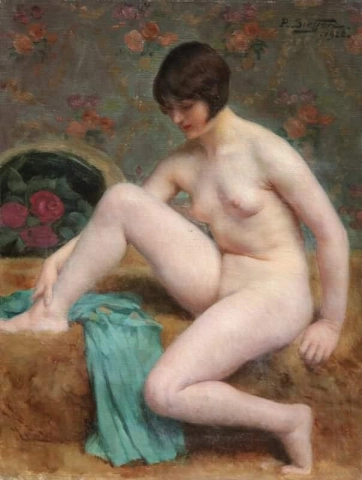 裸体沐浴者 1928