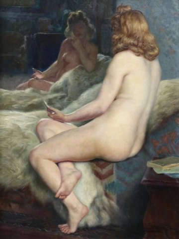 Desnudo en el espejo Ca. 1930