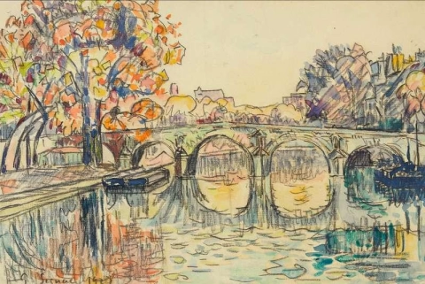 Paris. Die Marienbrücke 1927