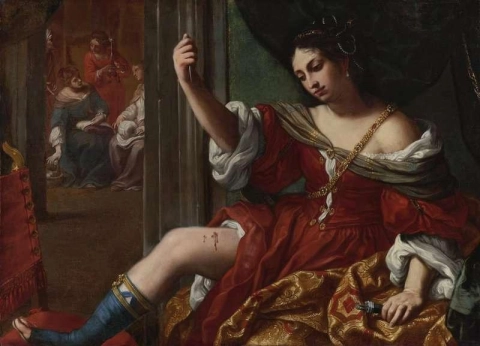 波西娅伤了她的大腿 1657-58