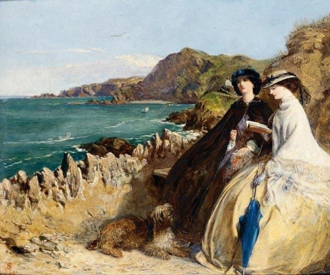 Meren rannalla 1862