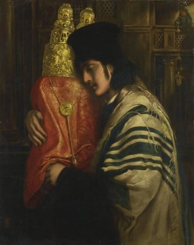 Carrying The Scrolls Of The Law 1871