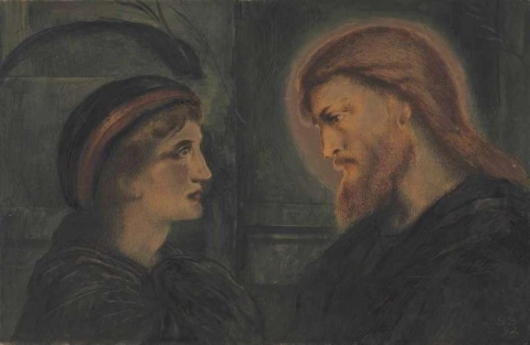 Cristo e un giovane 1892