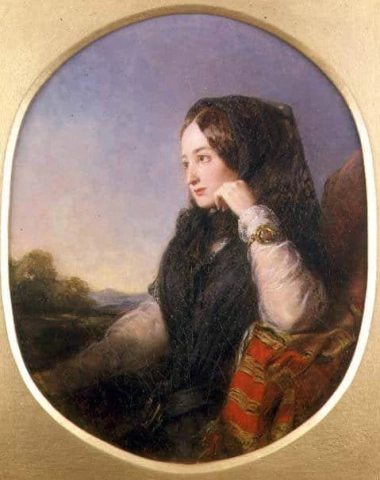 Portrait Of Countess Eugenie 1846