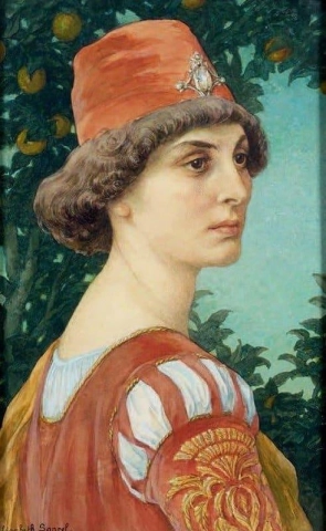 Porträtt Av En Man På Italienskt Renässanssätt