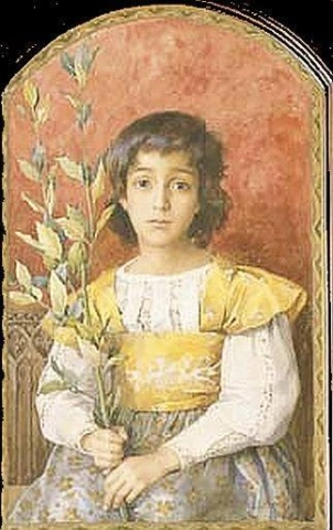 若い女の子の肖像 1896