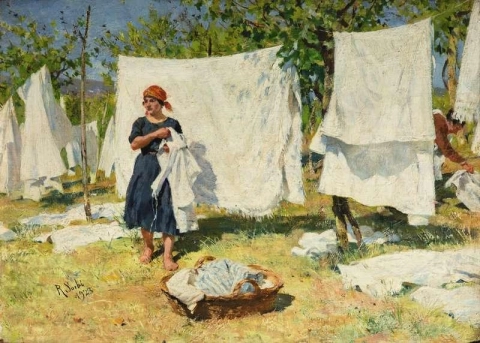 Tvättkvinnor 1923