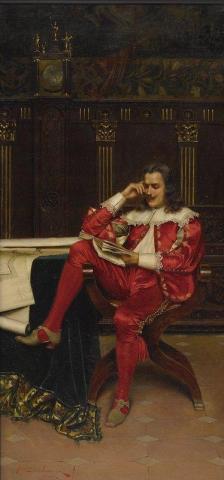 En gentleman som läser