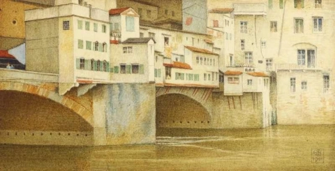 베키오 다리(Ponte Vecchio) 피렌체 1944
