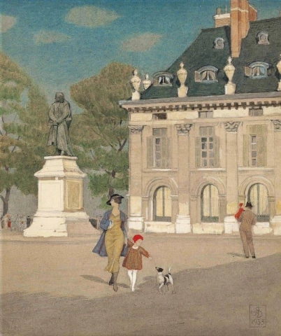 Der Quai Voltaire Paris 1933