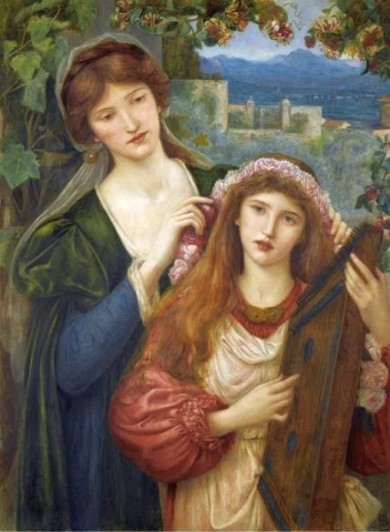 The Childhood of St. Cecily 1883