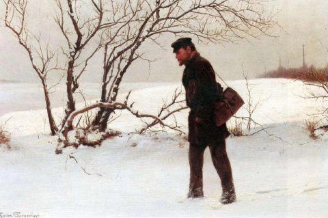 Um viajante de inverno 1895