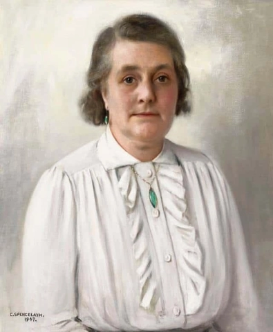 Portrait Of Elizabeth Spencelayh 1947