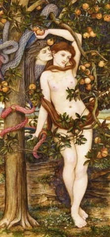 The Temptation Of Eve Ca. 1877