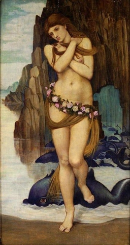 Venus surgiendo del mar