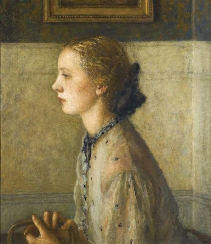 Portret van een jong meisje 1932