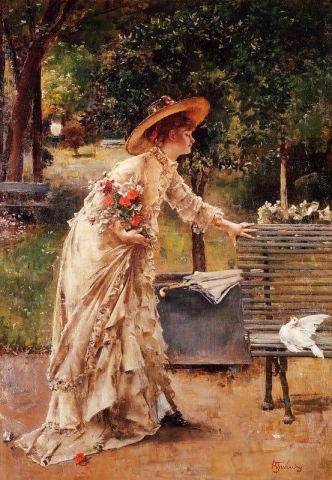 Afternoon In The Park Ca. 1882