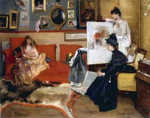 In The Studio 1888