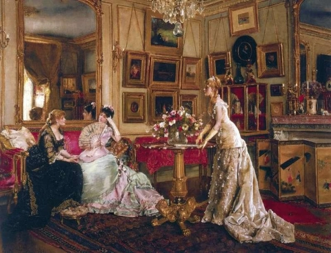 Der Salon des Malers 1880