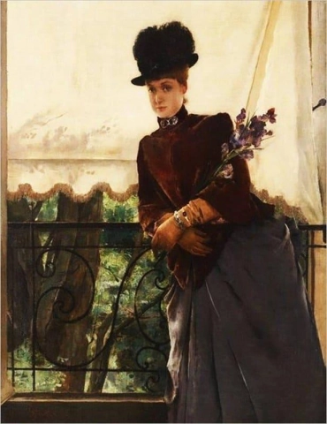 Portret van mademoiselle Dubois 1884