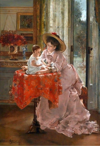 De tevreden moeder 1872
