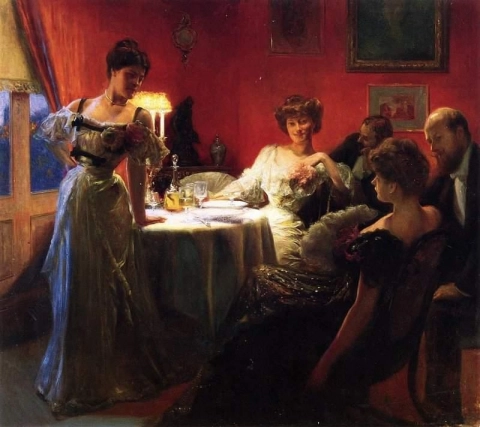 Una cena 1903