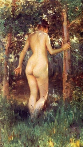 Этюд обнаженной женщины 1892
