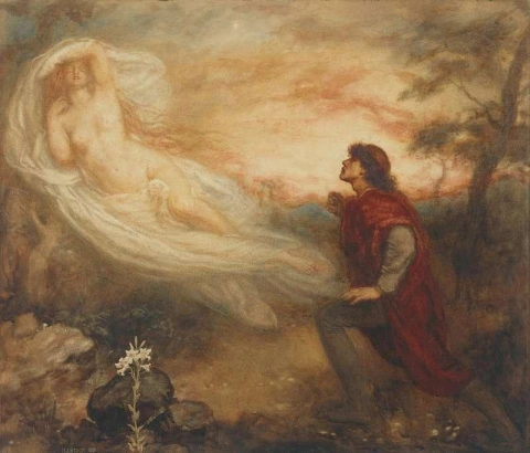 De droom van de dichter, het nastreven van het ideaal, 1881