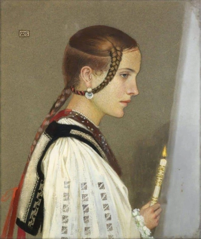 Una dama de honor rumana