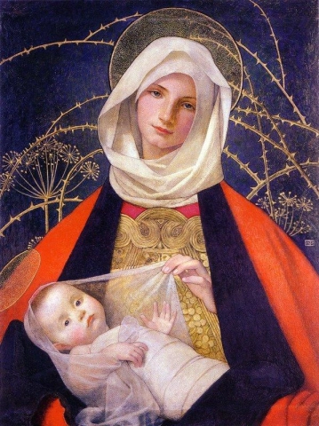 Madonna en kind 1907-1908