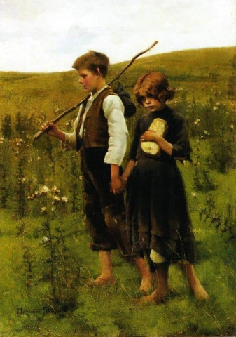 Auf dem Weg zu den Feldern 1883-87