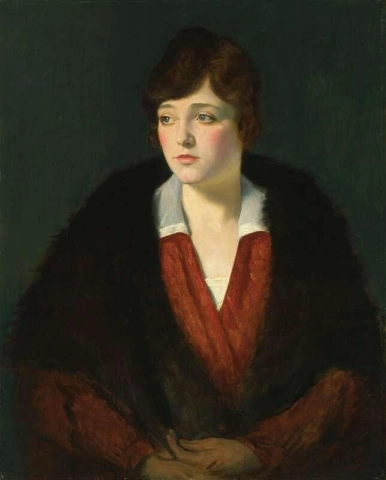 Retrato de una dama hacia 1919