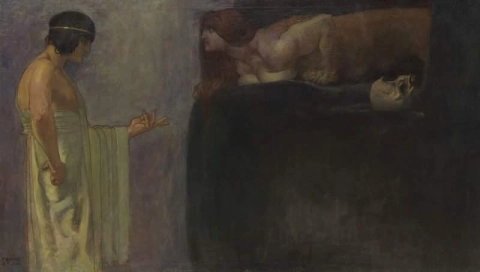 Odipus verloor Das Ratsel der Sfinx 1891
