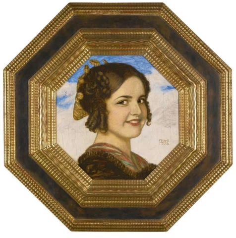 Portret van de Tochter Mary, ca. 1912