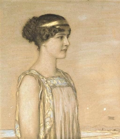 Tochter María Als Griechin 1910